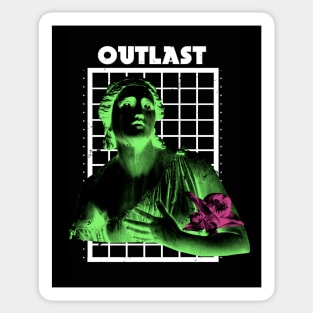 OutLast Distressed Sticker